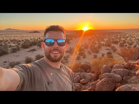 Camping in Damaraland: open-air bathroom goals