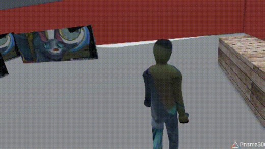 Prisma3D 2.1.1版本制作的第一个动画