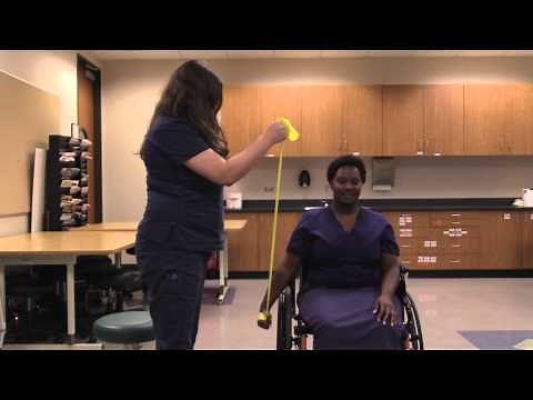 Theraband Exercises in the Wheelchair