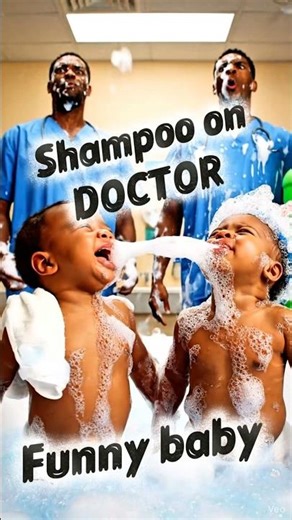 Shampoo Explosion Babies 💦😂 | Funny Baby Story in Hospital | #aibaby #baby #comedy