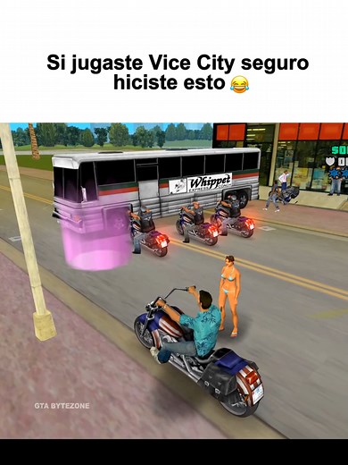 Hacer locuras en Vice City era lo mejor😁 #retrogaming #vicecity #gta #gtahacks #nostalgia #rockstargames