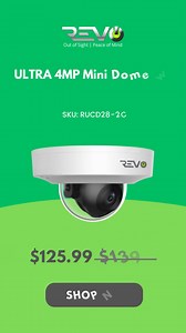REVO ULTRA 4MP MINI DOME with AUDIO and NO PIG TAIL Shop Now: https://bit.ly/3pyiihB . . . #Revo #revoamerica #homesurveillence #homesecurity #hdcctv #surveillancesystems #CCTVCamera #trendingnow #Top #offers #discounts #securitycamera | REVO America