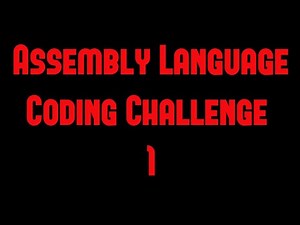 Assembly Language Coding Challenge 1