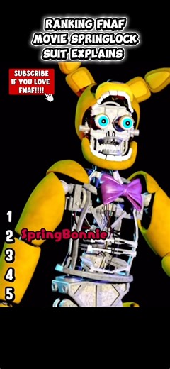 FNAF HOW SPRINGLOCK SUIT ENDS YOU RANKED! #fnaf #fivenightsatfreddys #horrorgame @bagos11