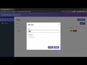 Task Manager - Angular.js and SpringBoot