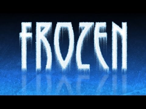 Photoshop tutorial: How to create frozen, icy, text & reflection