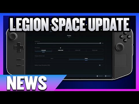 The Lenovo Legion Go Got A NEW Impressive Legion Space Update!