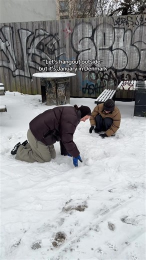 Vikings Enjoying Winter in Denmark: A January Adventure