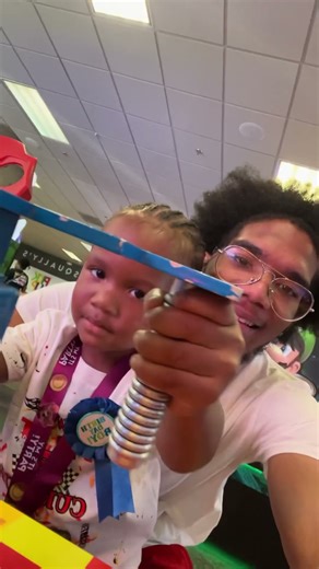 Me and my jr at Chuck E. Cheese