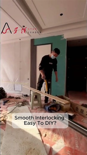 Hidden Door Installation | Slat Wall Design Idea