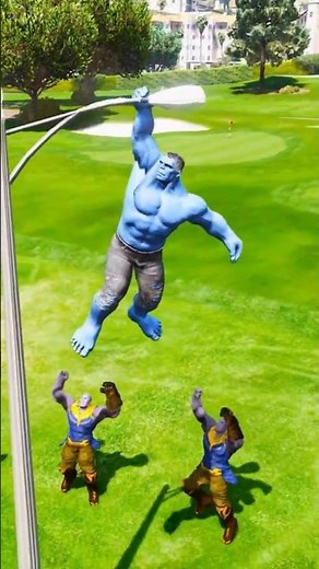 THANOS Hurts HULK’S BROTHER... So Hulk RAGES! 💥💚 | GTA 5 MODS #shorts #gta