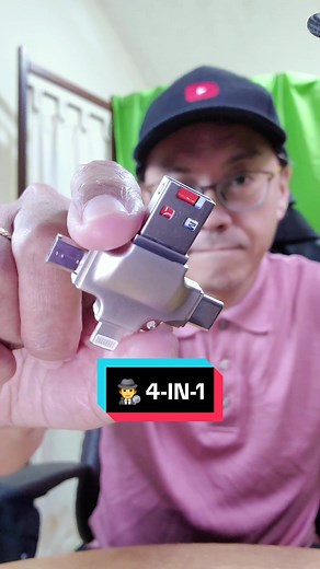 UGULINK WG-527 4-in-1 OTG Adapter and Card Reader for Android, iPhone, and Computer