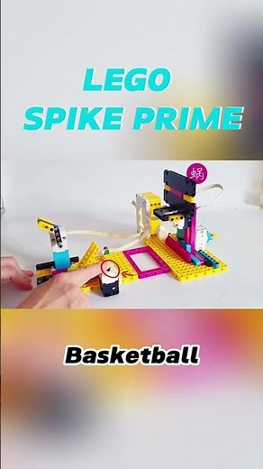 LEGO SPIKE PRIME_Ball_Games 6_4_Basketball #buildingconstruction #lego #robot#spike