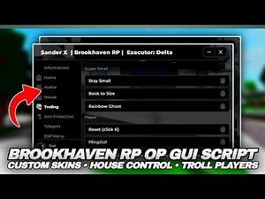 NEW! Sander X - Brookhaven RP [🏡] OP Gui Script For Delta/Arceus/Fluxus/Hydrogen (Latest Patch!)