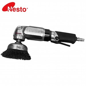 [Hot Item] Pneumatic High Power Compact Derusting Brush Angle Type with Governor