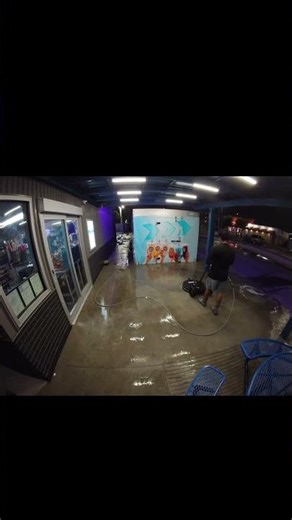 7 Brew patio cleaning! Every client deserves a clean patio for guest! #7brew #powerwashing