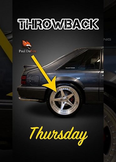 SHADOW FOX 🦊 1986 4 Eye Foxbody Mustang // Throwback Thursday 🏁 #ford #foxbodymustang #mustang #car