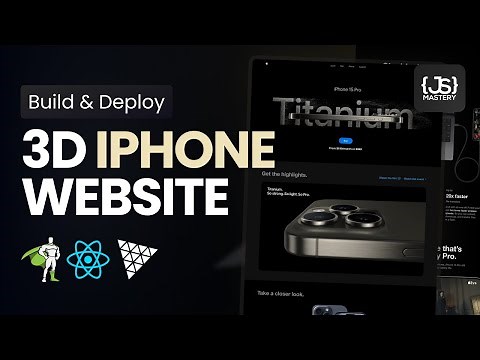 Build and Deploy an Apple Website with React | Beginner Three.js & GSAP Tutorial