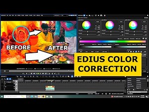 Edius Color Balance | Edius 11 Color Correction | 3 Way Color Correction
