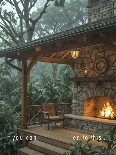 Take 30 Seconds to Escape This Hidden Rainforest 🌿 Rainforest ambience, soft wind, and crackling fire sounds. #asmr #rainforest #relaxingsounds #natureasmr #cozyvibes #forest #ambience #sleepaid #peaceful