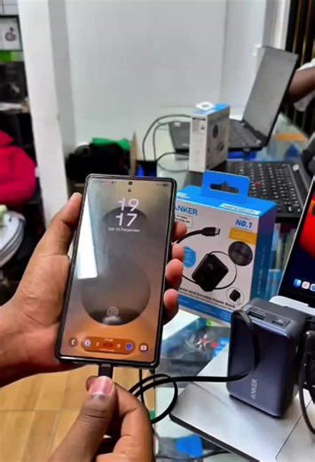 Anker Nano Portable Charger, 10,000mAh 45W Max Compact Power Bank, Travel Essential Phone Battery Pack with 2.3 ft InstaCord Retractable Cable for iPhone 17/16 Series, iPad, Galaxy, Pixel, and More. Ksh 12,000/= 10,000mAh capacity for reliable power on-the-go. Fast 45W charging for quick device replenishment. Pass-through technology allows simultaneous charging. Smart display for easy monitoring of charging status. Compact design, 16% smaller than standard models. Built-in retractable cable for 