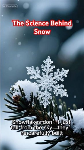 How Snowflakes Form Explained