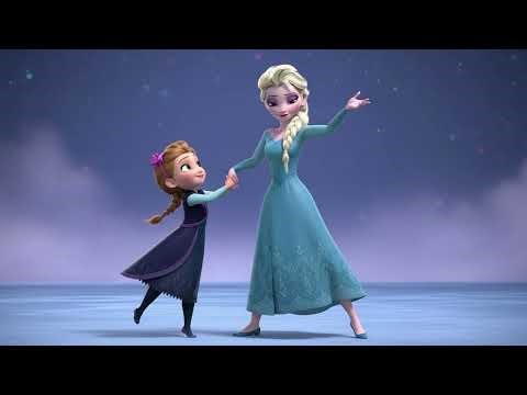 “Moonlit Snow Dance – Elsa & Her Daughter’s Magical Winter Waltz”