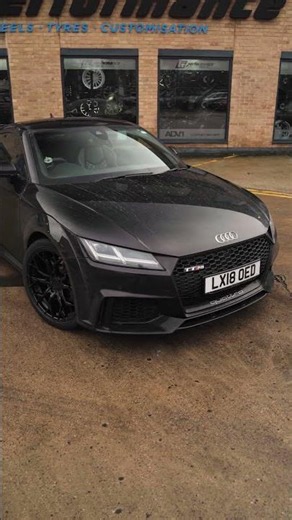 Audi TTRS MK3 8s With Gloss Black Riviera RF5 Flow Formed Wheels