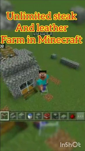 Tutorial on the easiest minecraft food(steak)farm in Minecraft