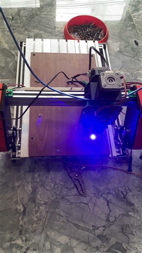 Test laser cnc machine