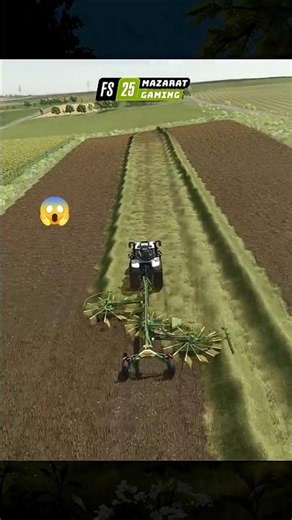 Massive Grass Windrows with a Powerful Rake! 🚜 | Farming Simulator 25