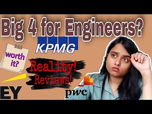 Big 4 Finally Revealed |My Experience| Big 4 for Engineers? | Palak Srivastava |KPMG,EY,PwC,Deloitte