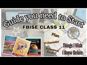 How to start fbise fsc class 11 efficiently | Things I wish I knew before |Study tips fbise class 11