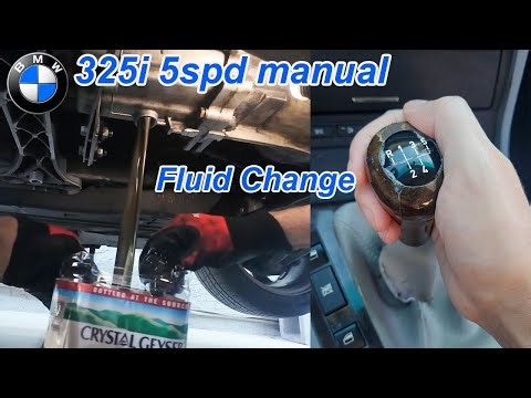 325i/323i Manual Transmission Fluid change ('99-'05) 5speed BMW