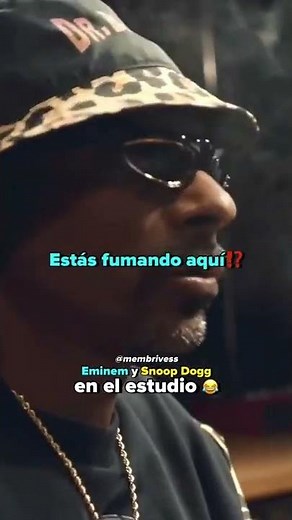 Eminem y Snoop Dogg en el estudio 😂
