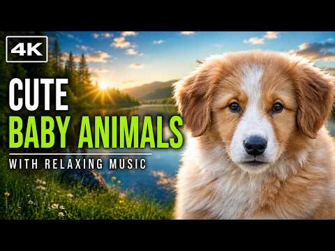 Peaceful Baby Animals with Calming Music