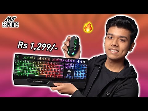 Best GAMING COMBO under 1500 Rupees • Ant Esports KM500W Review