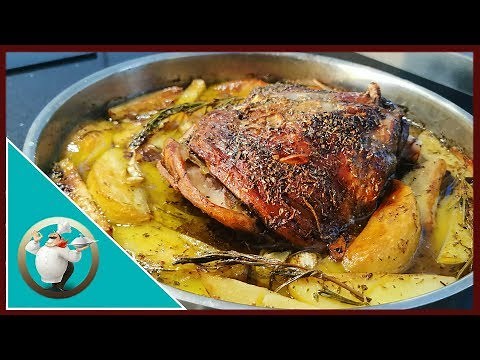 How To Cook Roast Lamb | Slow - Roasted Lamb Shoulder With Potatoes And Herbs