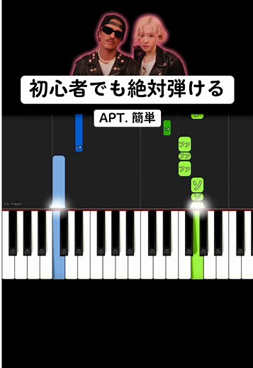 初心者でも簡単に弾けるAPT. ピアノ教室