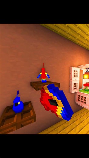 Minecraft Hanging Bird Cage💀(Matadora) #minecraft #shorts