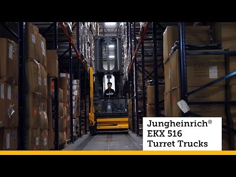 Jungheinrich® EKX 516 Turret Truck - Semi-Automation with Warehouse Navigation