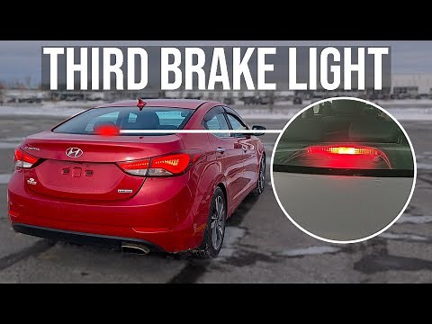 How to Replace 3rd / Third (Center) Brake Light - Hyundai Elantra (2011-2016)