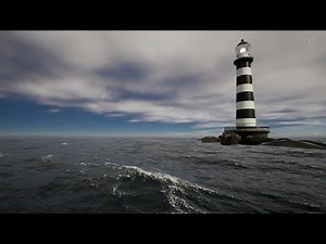 UE 5 : Ocean Waves : Cloud Shadows : WIP