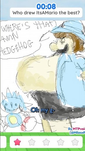 SONIC and TAILS DRAW MARIO ✏️😭 #roblox #funny #sonic