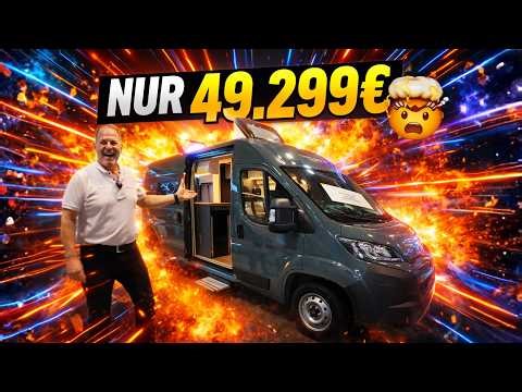 49.299 € Billigstes Wohnmobil 2026. Der Kastenwagen Campervan ist fantastisch Clevervans Drive 600