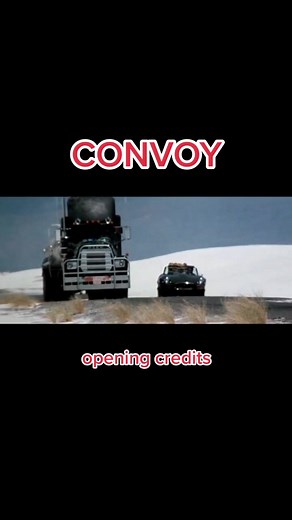 Convoy opening credits with Kris Kristofferson and Ali MacGraw #genx #1970s #70smovies #70s #convoy #alimacgraw #kriskristofferson #macktruck #mack #roadmovie