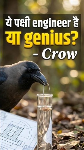 "Crows tools बनाकर करते हैं problem solved" #facts #shorts