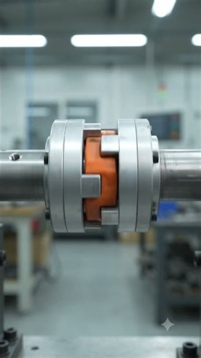 Flexible Jaw Coupling in Motion | Shaft Alignment #Shorts #machinedesign #automation #engineering