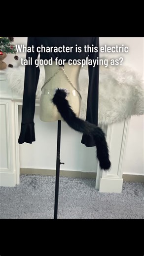 Electric tails designed specifically for cosplay - which characters need them? You can also control it with a remote. #cosplayer #cosplays #Cosplay #electrictail #tail