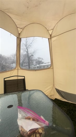 Let the tent shenanigans begin